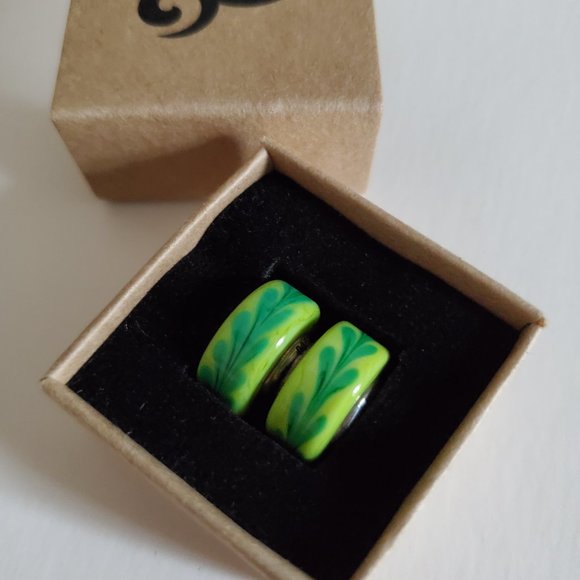 OHM "Trees" Beads - 2 Beads - Picture 8 of 11